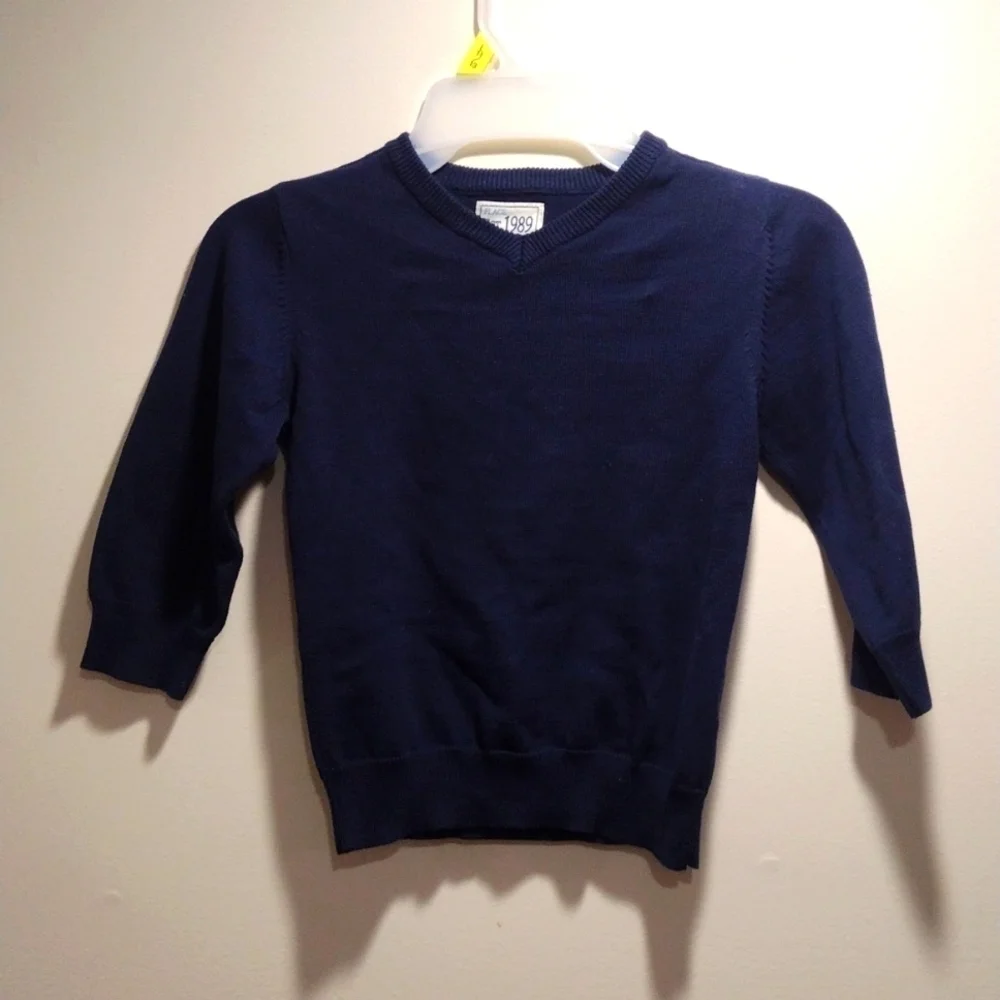 The Children's Place, Boys' Sweater, kids Back to school - 4T - Navy Blue